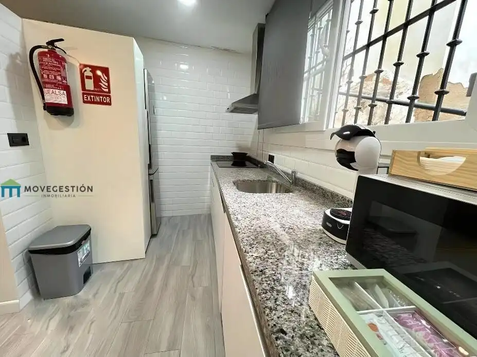 Kitchen of Ground floor for sale in Ubrique  with Air Conditioner, Furnished and Balcony