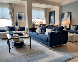 Sala d'estar de Apartament en venda en  Madrid Capital amb Aire condicionat, Calefacció i Parquet