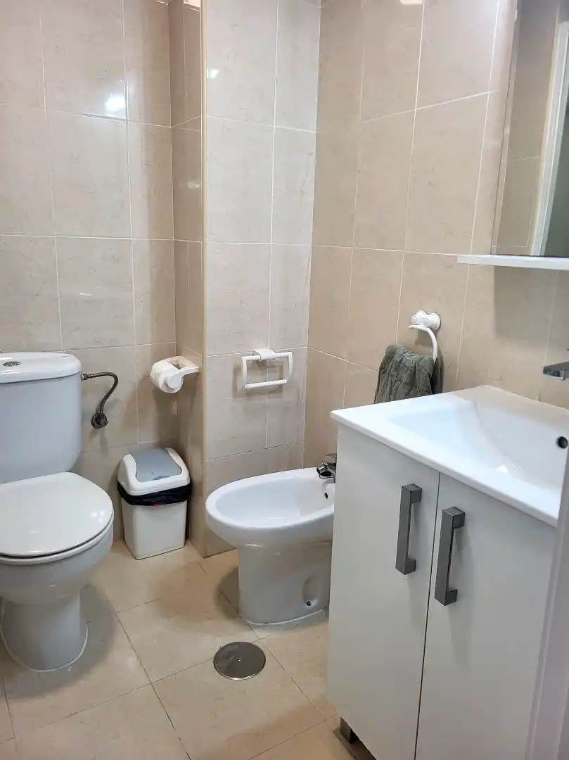 Bathroom of Flat for rent in Roquetas de Mar  with Air Conditioner, Terrace and Furnished