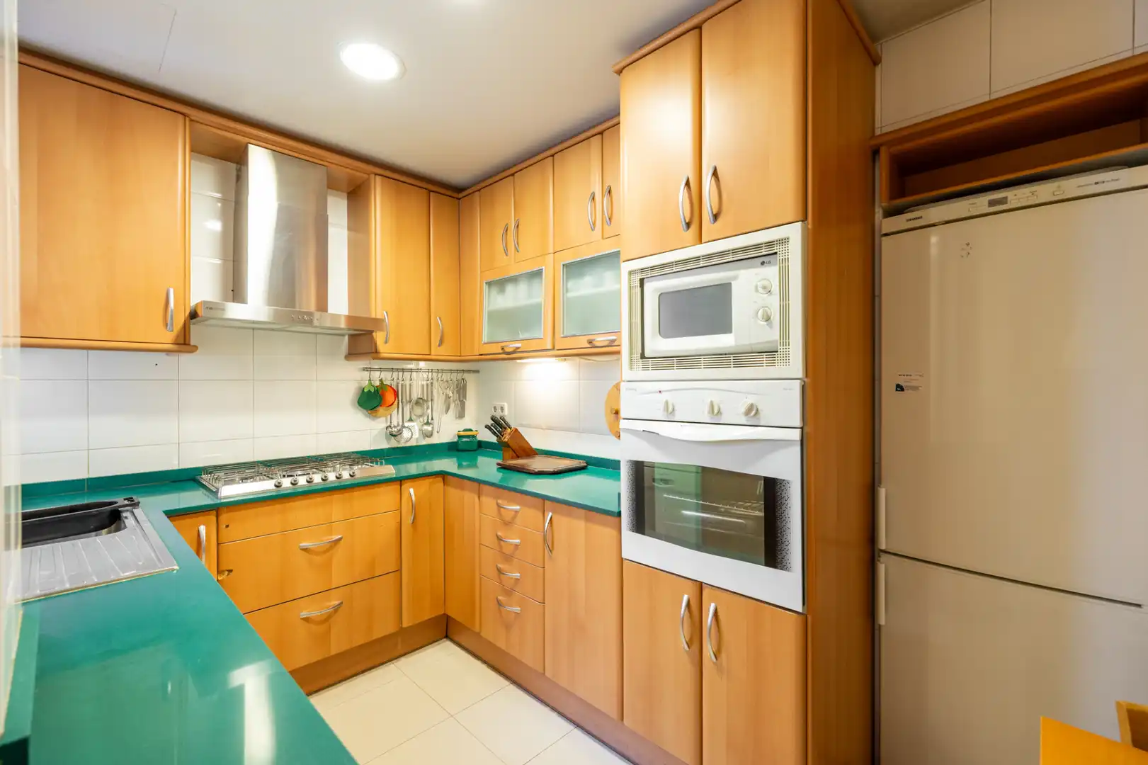 Kitchen of Flat for sale in Barcelona  with Heating, Parquet flooring and Furnished