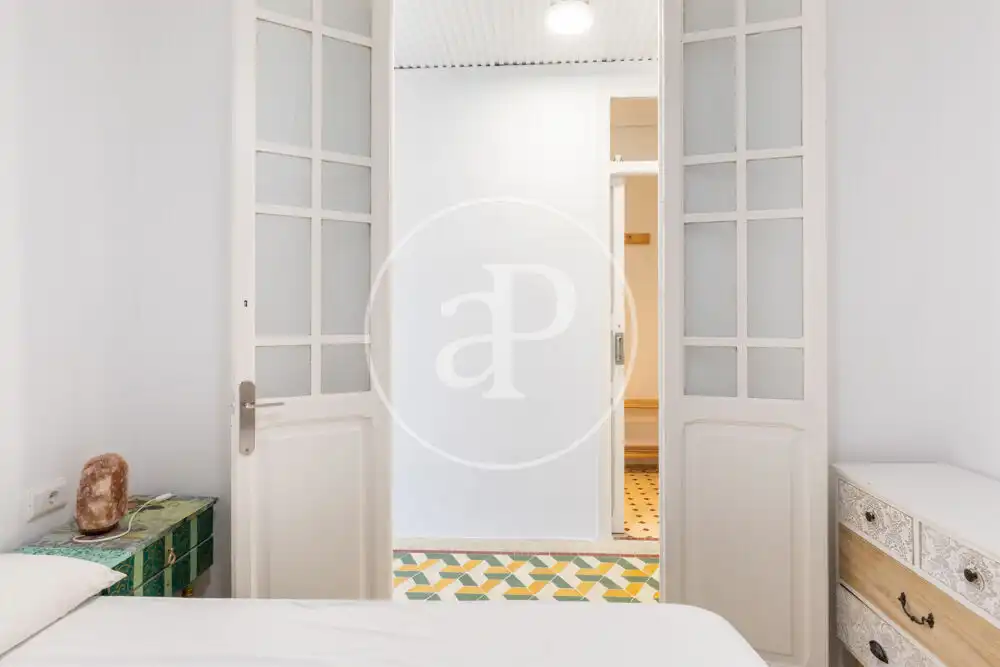 Bedroom of Flat for rent in Valencia  with Air Conditioner, Heating and Furnished