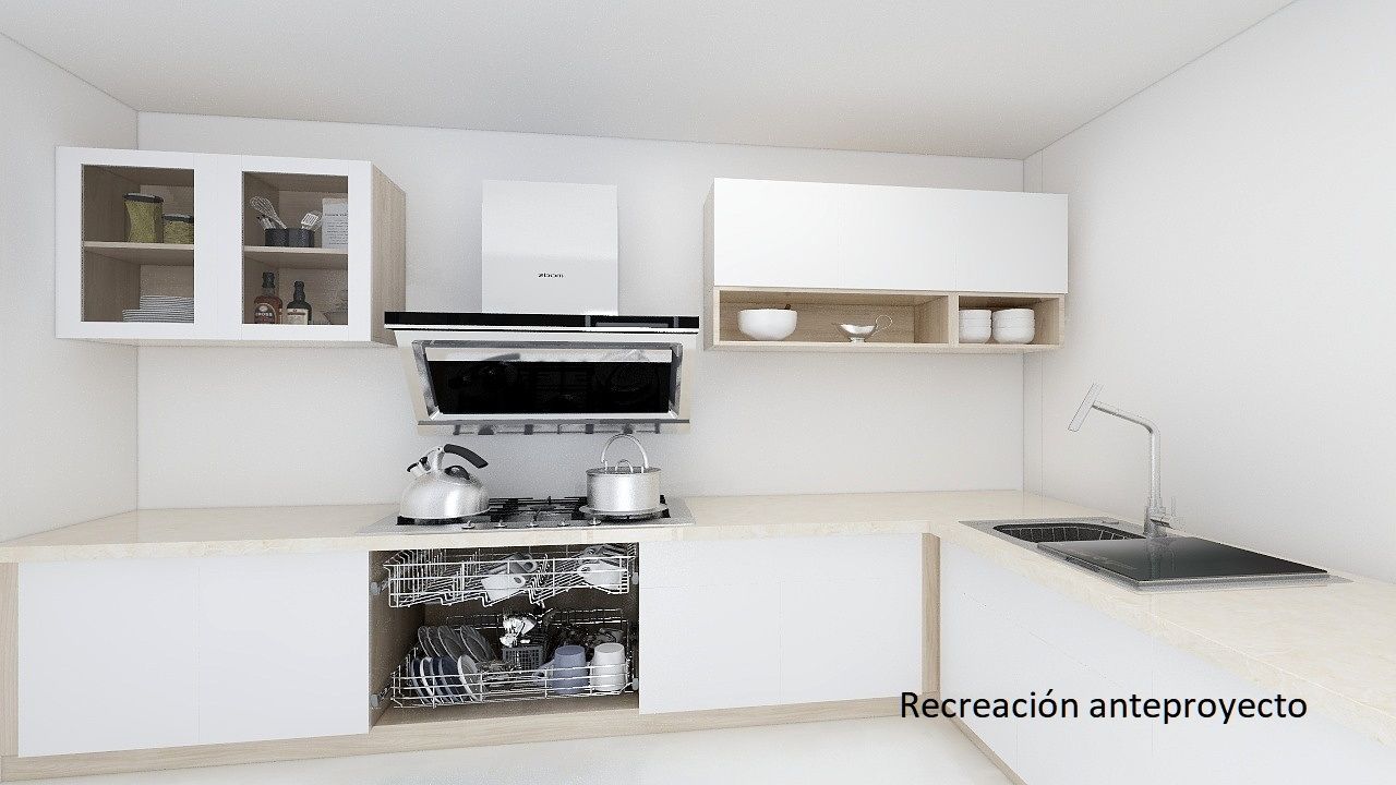 Kitchen of Flat for sale in Badajoz Capital  with Air Conditioner, Heating and Terrace