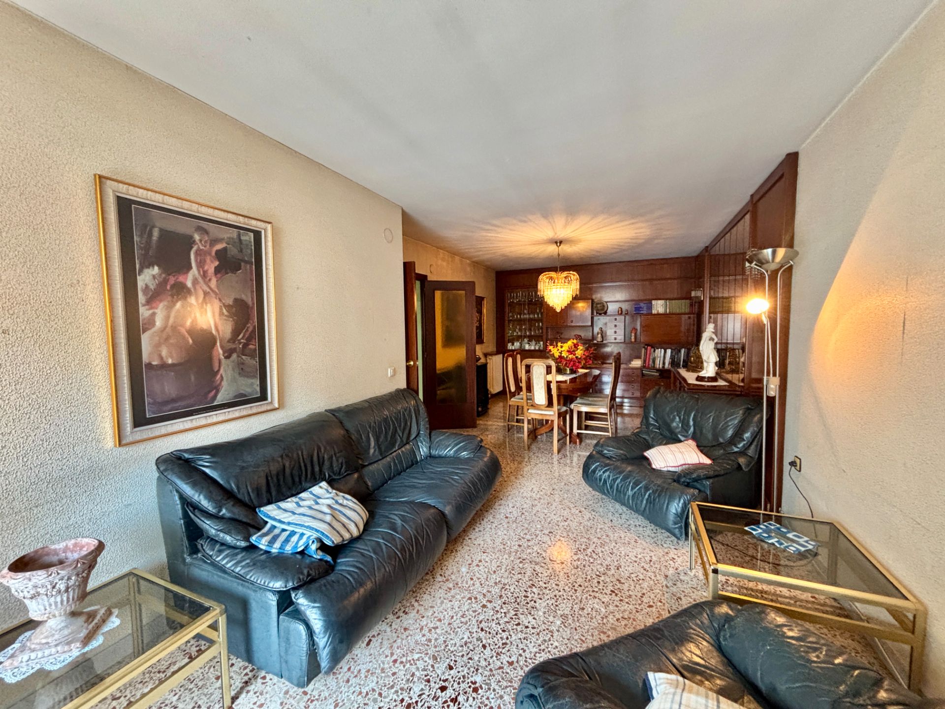 Sala d'estar de Pis en venda en  Lleida Capital amb Calefacció i Balcó