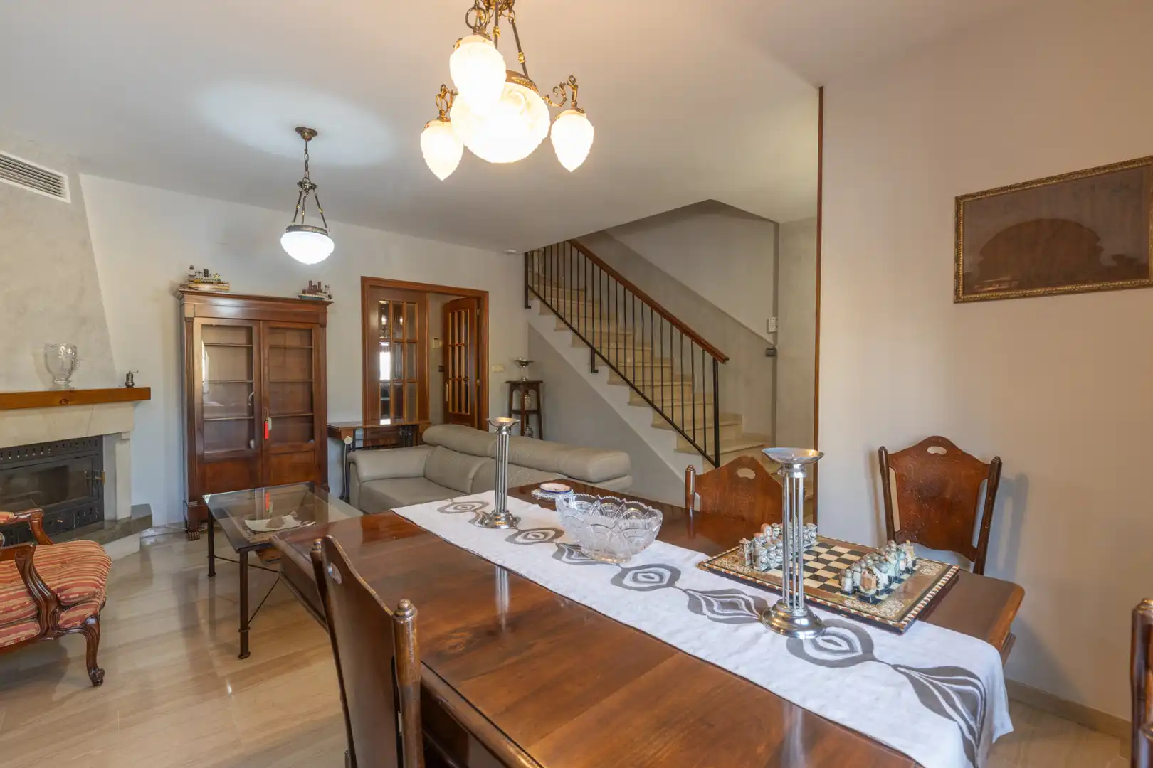 Comedor de Casa adosada en venta en Maracena con Amueblado