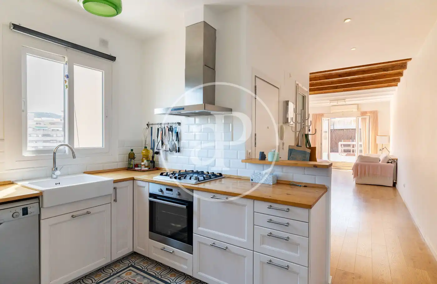 Kitchen of Attic for sale in Barcelona  with Air Conditioner, Heating and Terrace