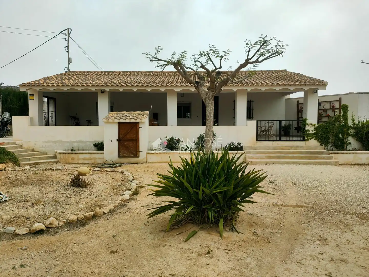 Vista exterior de Casa o chalet en venta en Aspe con Calefacción, Jardín privado y Trastero