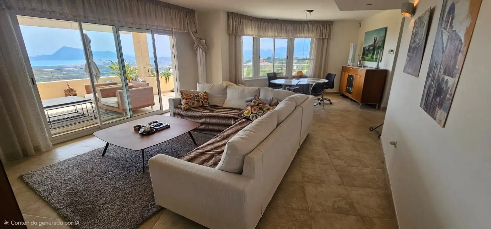 Sala de estar de Apartamento en venta en Altea con Aire acondicionado, Calefacción y Piscina comunitaria