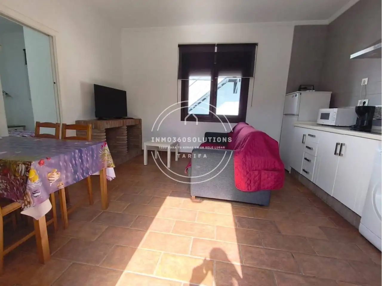 Sala d'estar de Pis de lloguer en Tarifa amb Aire condicionat i Moblat