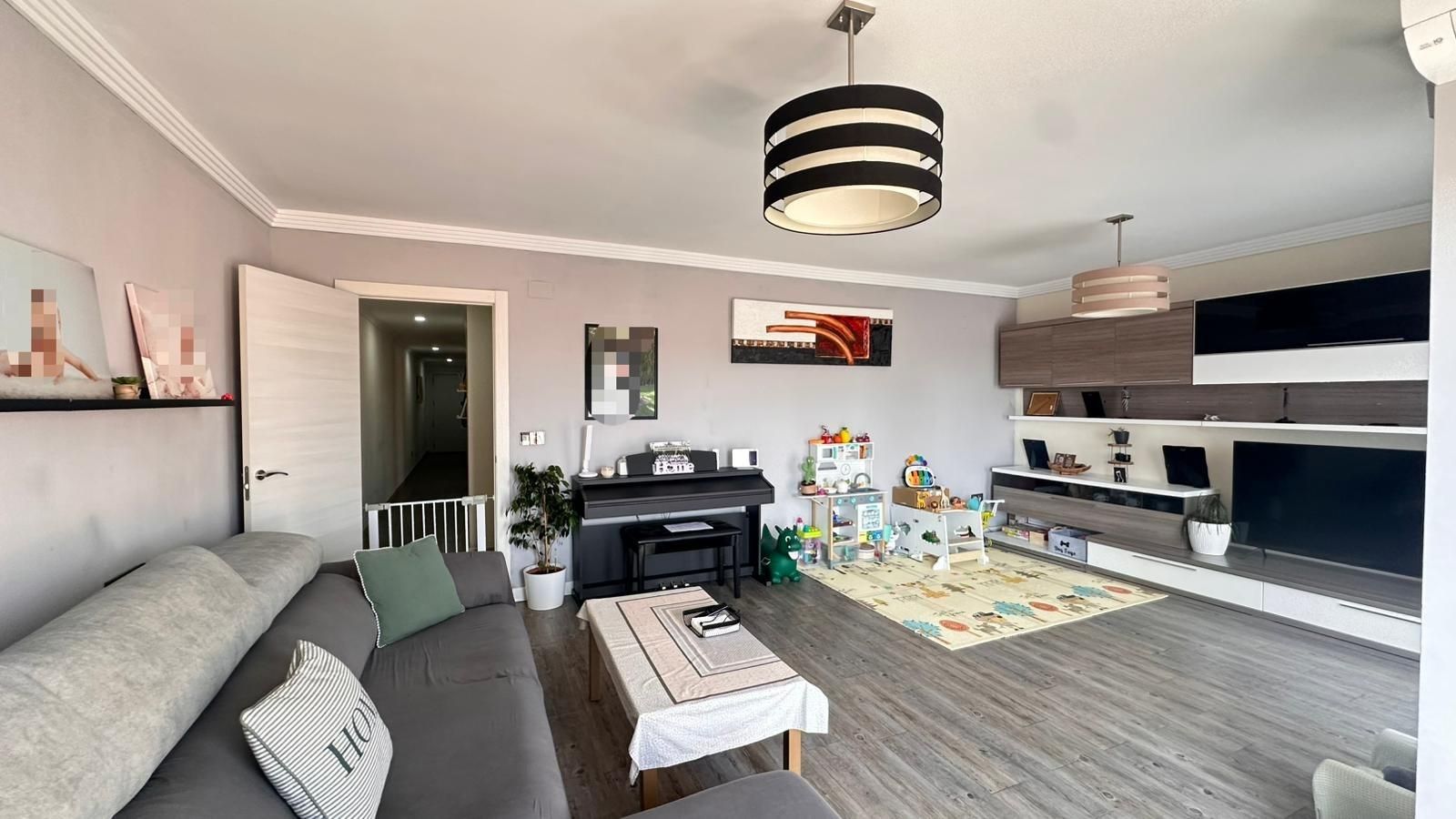 Wohnzimmer von Wohnung zum verkauf in Catadau mit Klimaanlage, Parkett und Terrasse