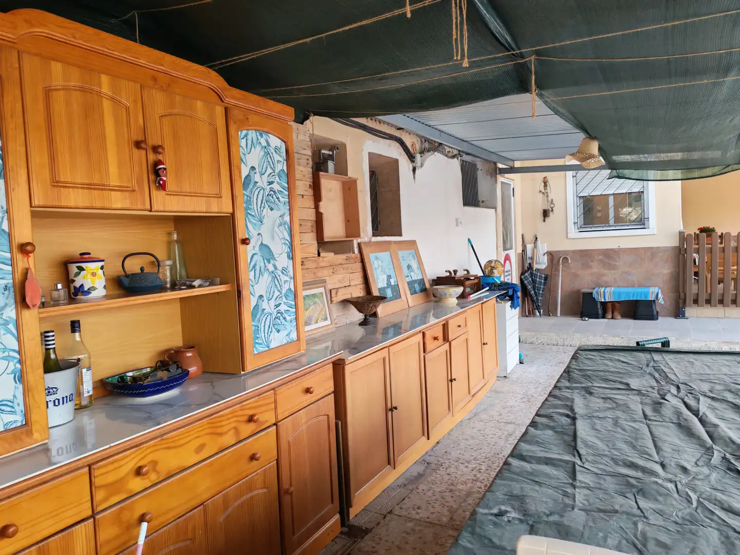 Küche von Einfamilien-Reihenhaus zum Verkauf in Elche / Elx mit Klimaanlage, Privatgarten und Terrasse