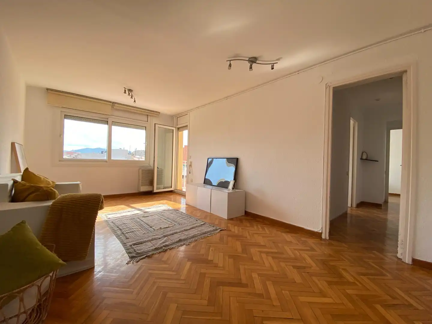 Sala de estar de Piso en venta en Terrassa con Balcón