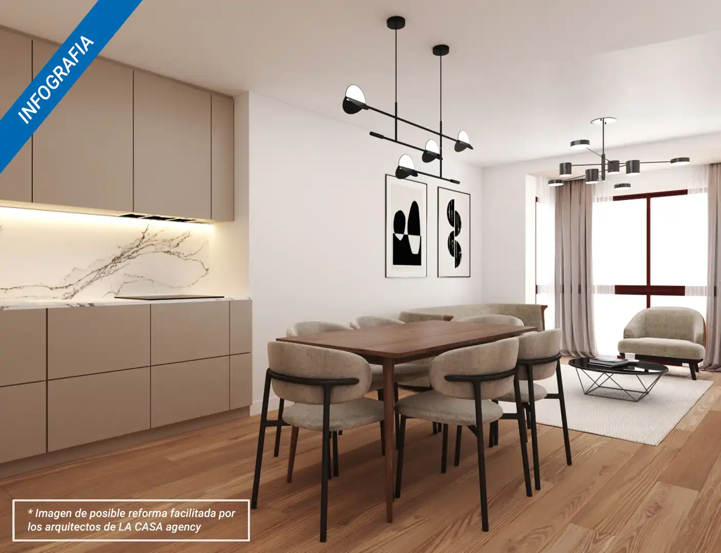 Dining room of Flat for sale in Madrid  with Heating, Terrace and Balcony