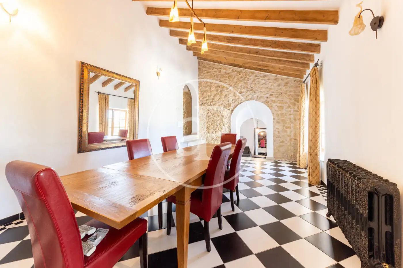 Menjador de Casa o xalet en venda en  Palma de Mallorca amb Aire condicionat, Calefacció i Jardí privat