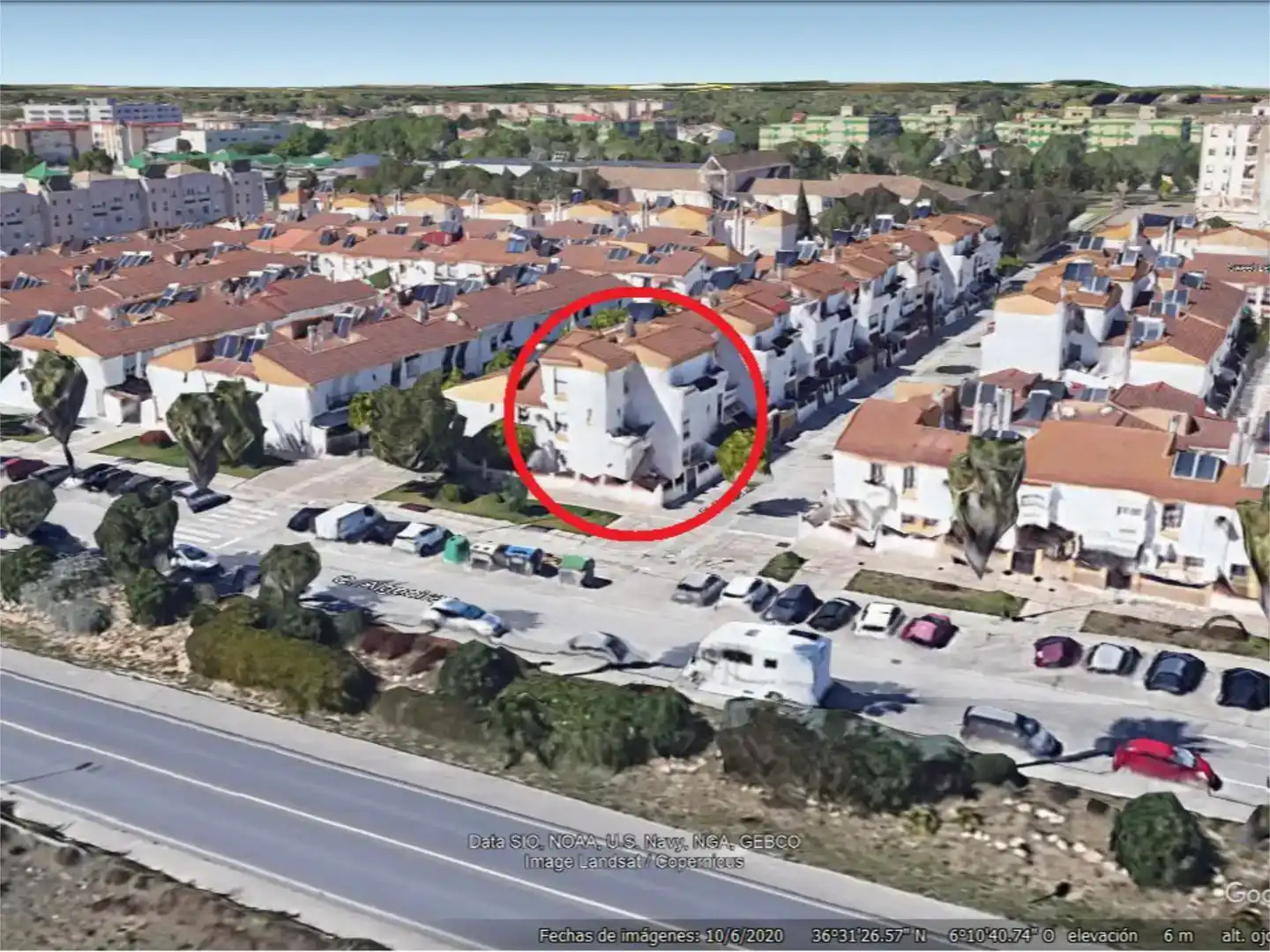 Vista exterior de Casa adosada en venta en Puerto Real con Aire acondicionado, Amueblado y Balcón