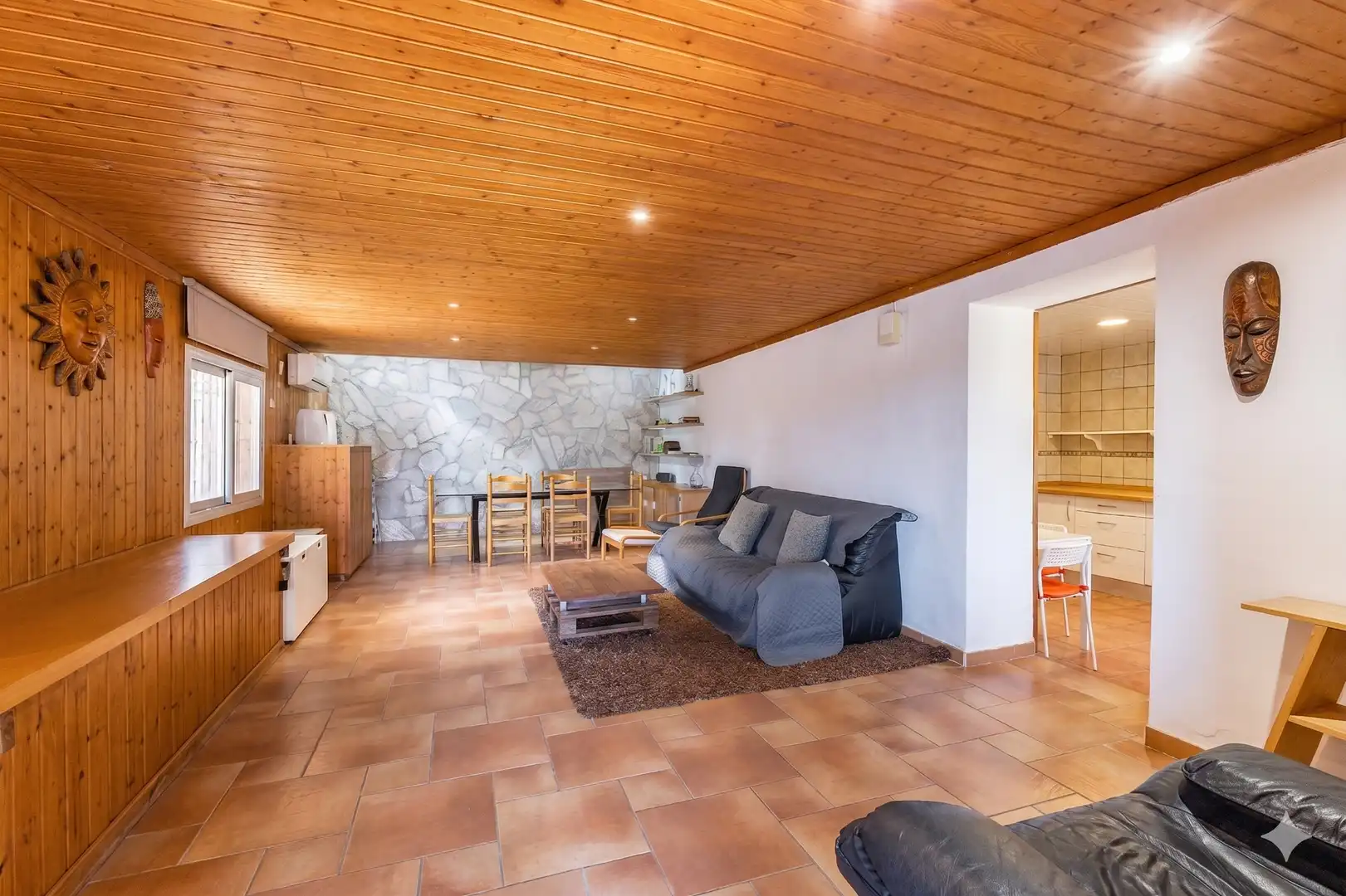 Sala d'estar de Casa o xalet en venda en Tordera amb Aire condicionat, Calefacció i Jardí privat