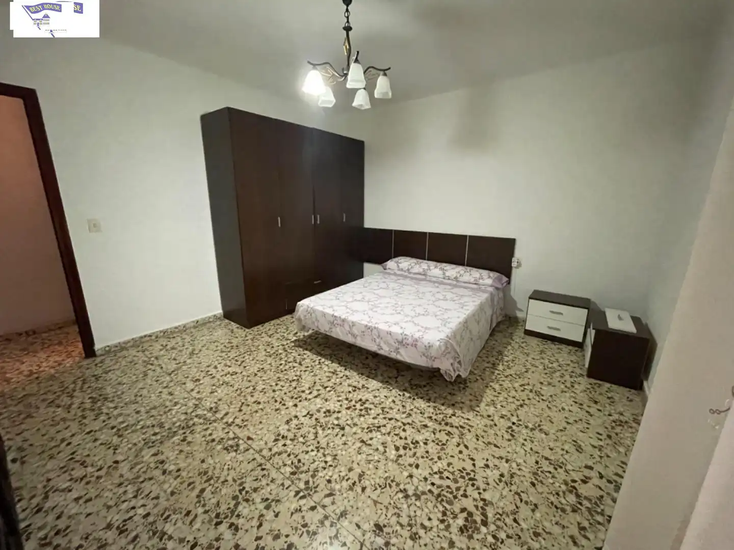 Schlafzimmer von Wohnung zur Miete in Albacete mit Heizung, Terrasse und Möbliert