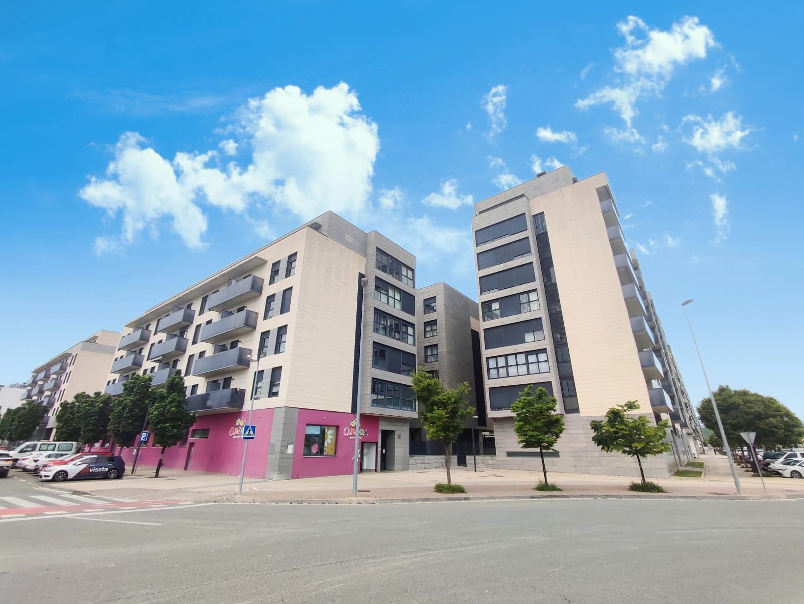 Exterior view of Flat for sale in  Pamplona / Iruña  with Heating, Terrace and Storage room