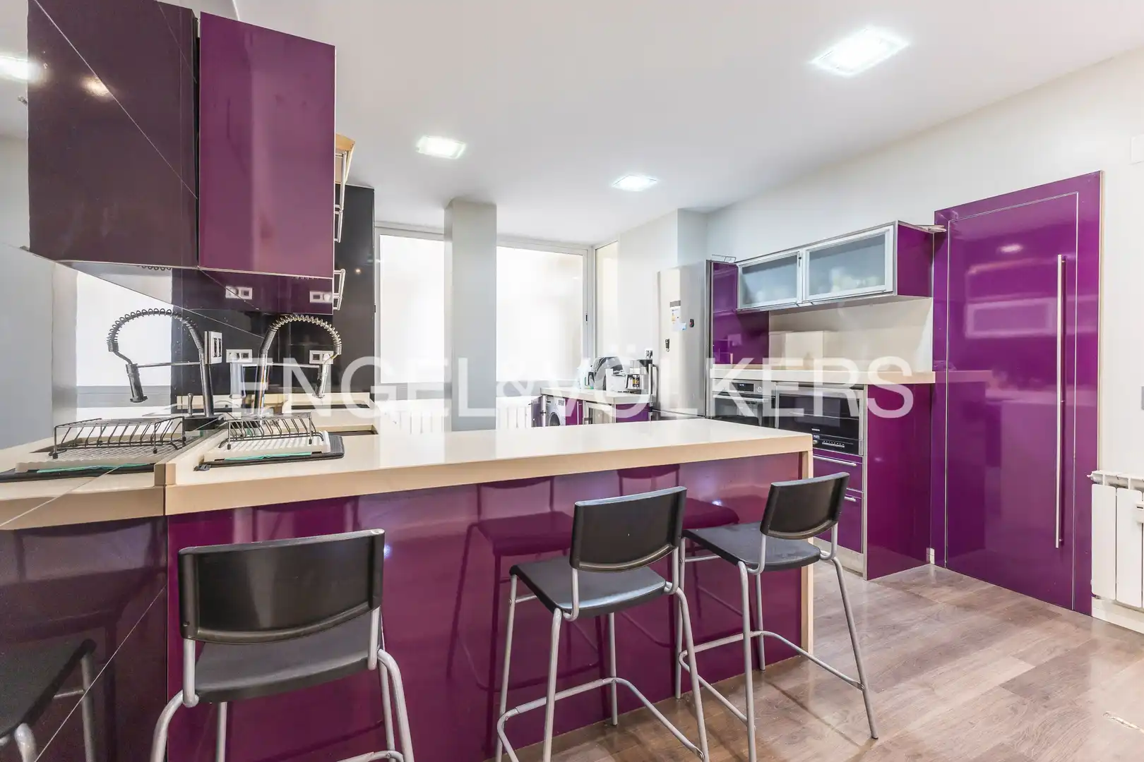 Cocina de Piso de alquiler en Madrid con Aire acondicionado, Calefacción y Amueblado