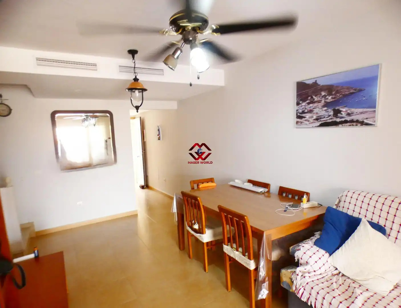 Dining room of Attic for sale in Cartagena  with Air Conditioner, Terrace and Furnished