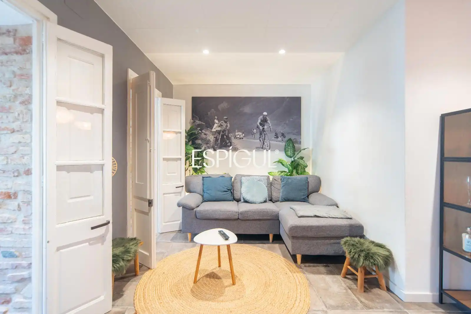Wohnzimmer von Wohnung zum Verkauf in Girona mit Klimaanlage, Heizung und Terrasse