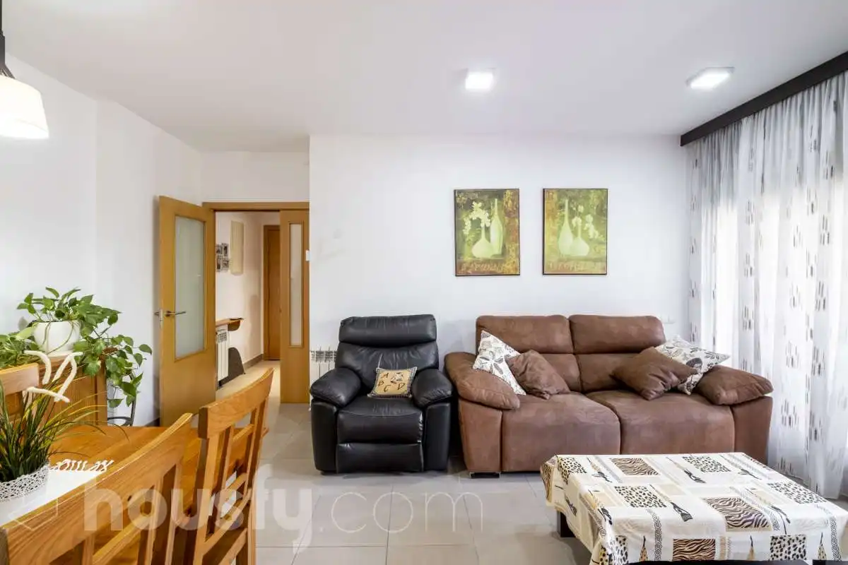 Living room of Flat for sale in Terrassa  with Terrace, Storage room and Balcony