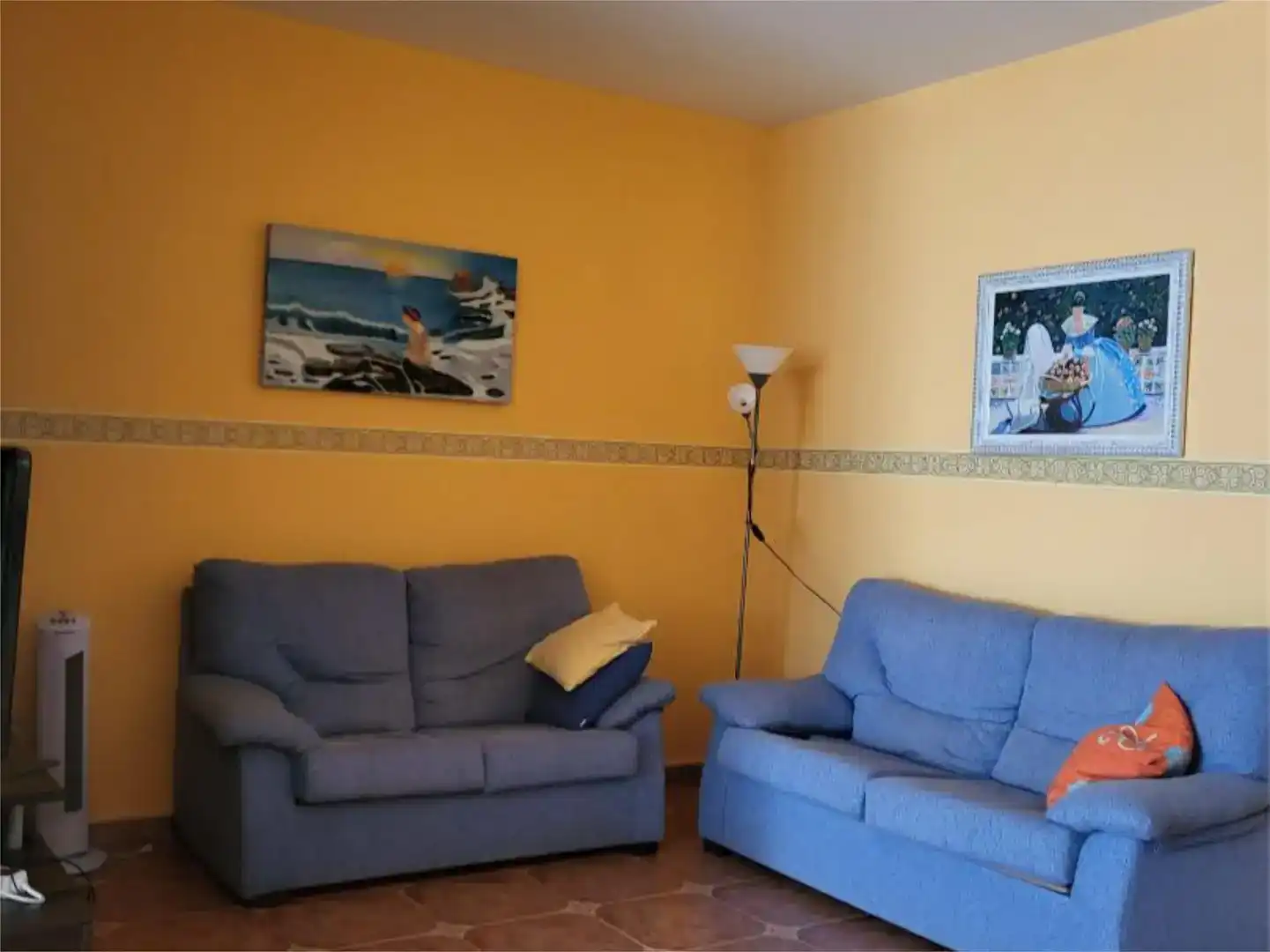 Sala de estar de Casa adosada en venta en Real con Trastero y Balcón