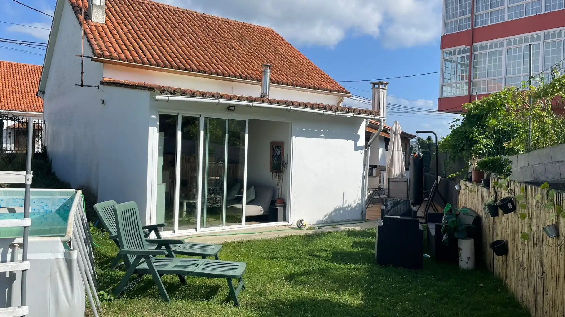 Garden of Houses for sale in Ferrol  with Private garden, Swimming Pool and Furnished