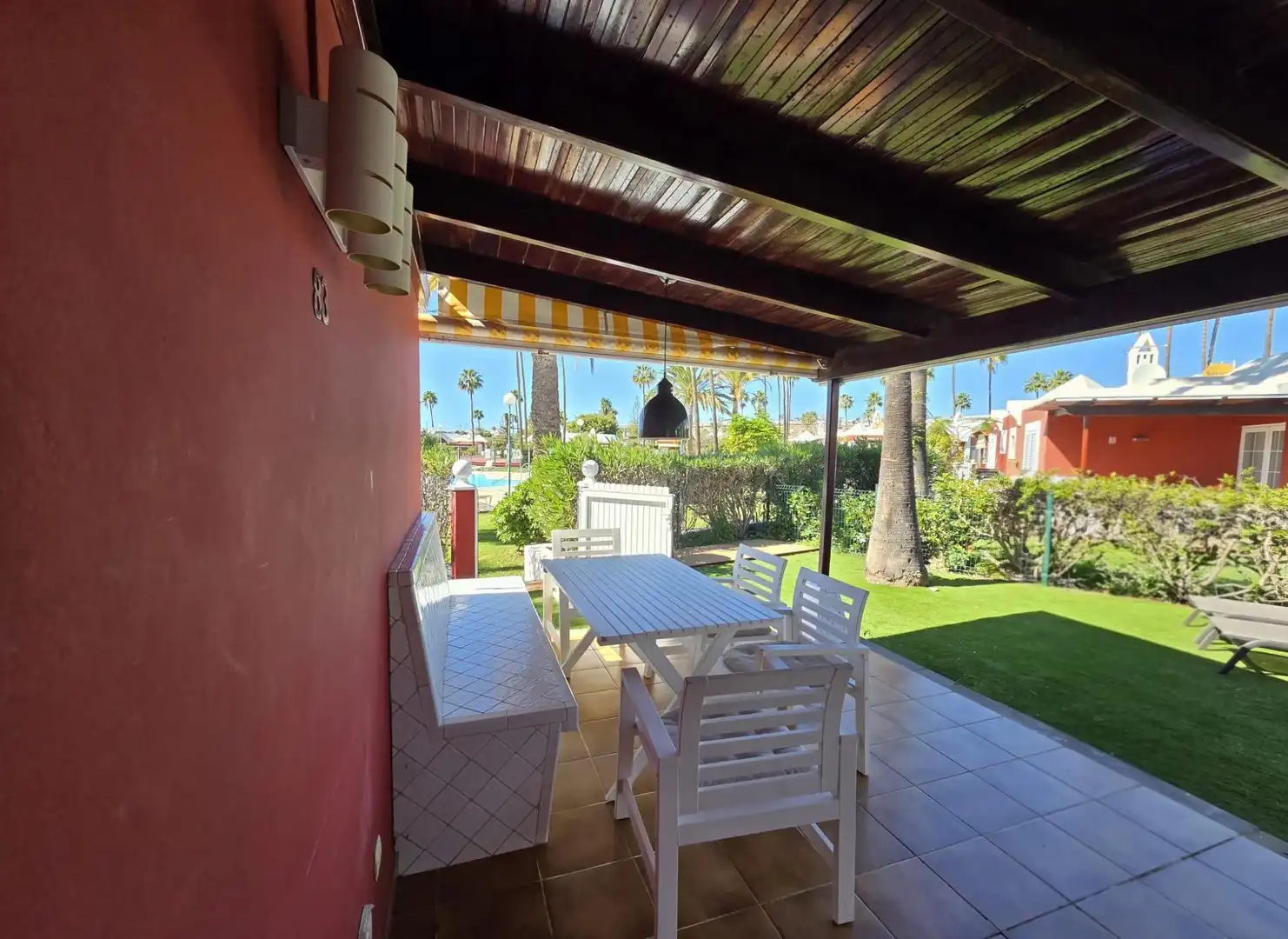 Jardí de Casa o xalet en venda en San Bartolomé de Tirajana amb Aire condicionat, Jardí privat i Terrassa