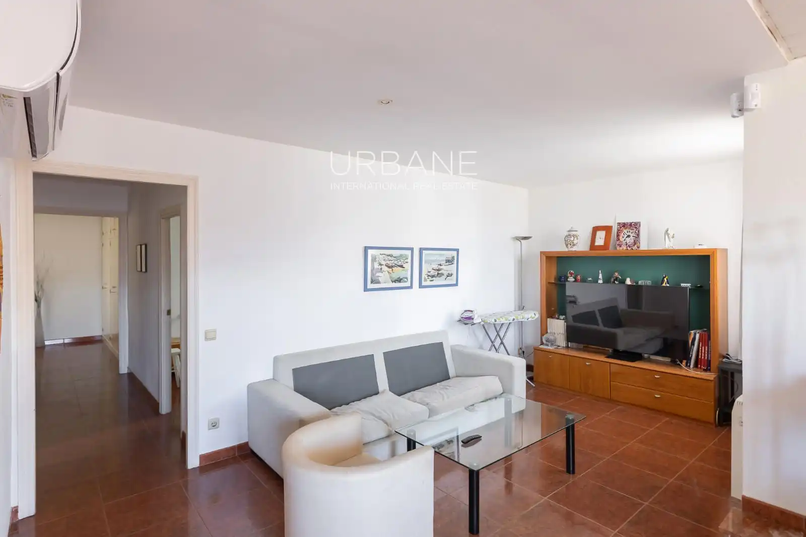 Sala de estar de Ático en venta en Barcelona con Aire acondicionado, Calefacción y Terraza