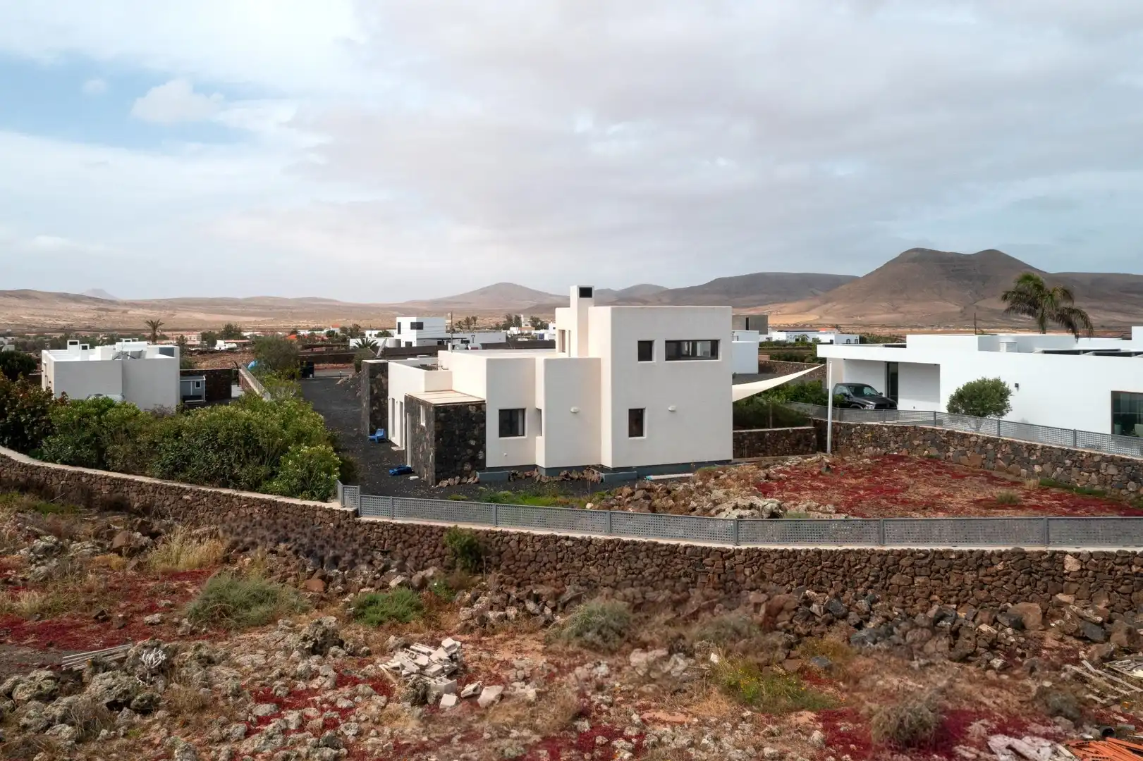 Vista exterior de Casa o chalet en venta en La Oliva con Jardín privado, Terraza y Trastero