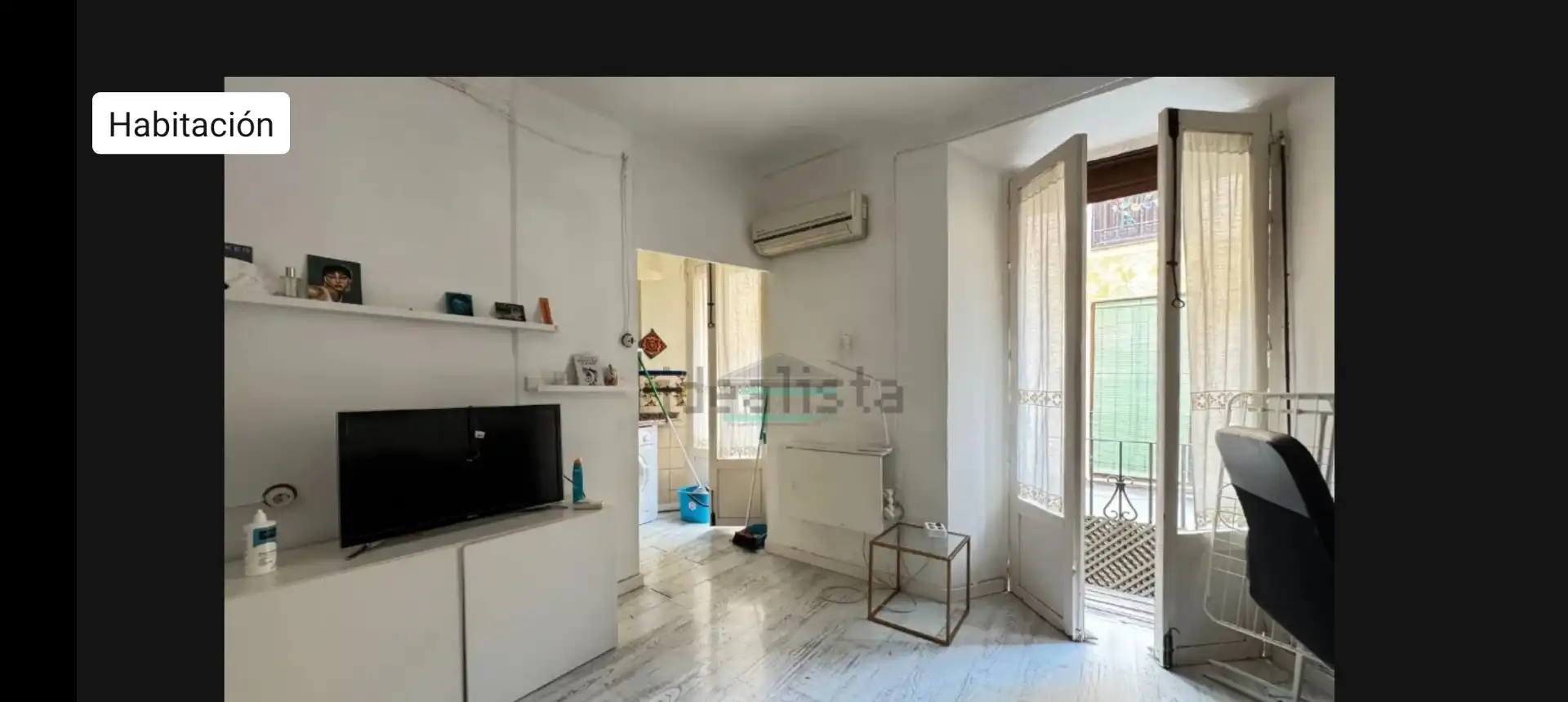 Bedroom of Flat for sale in  Granada Capital  with Air Conditioner and Balcony