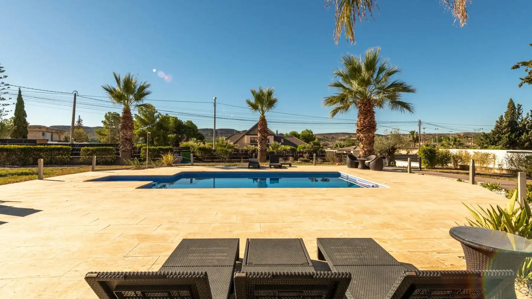 Piscina de Casa o chalet en venta en Alicante / Alacant con Aire acondicionado, Calefacción y Jardín privado