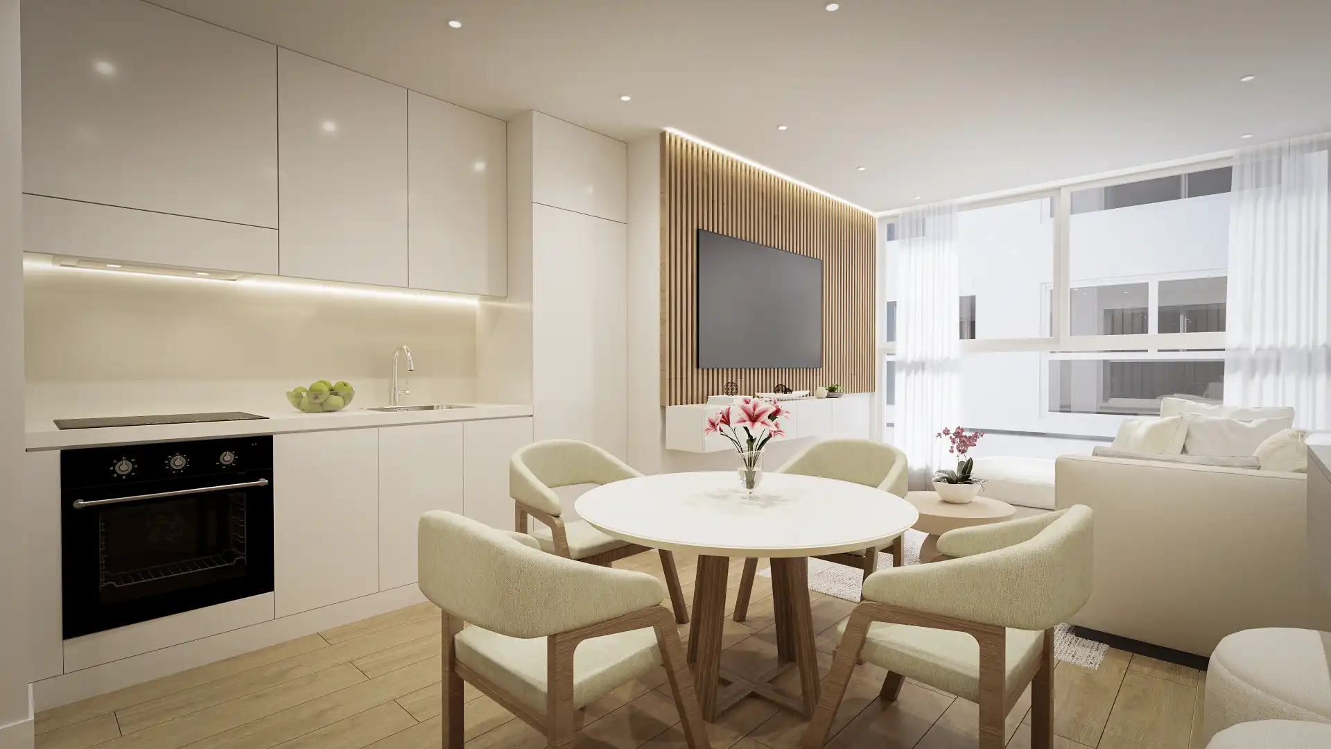Living room of Study for sale in San Vicente del Raspeig / Sant Vicent del Raspeig  with Air Conditioner, Parquet flooring and Oven