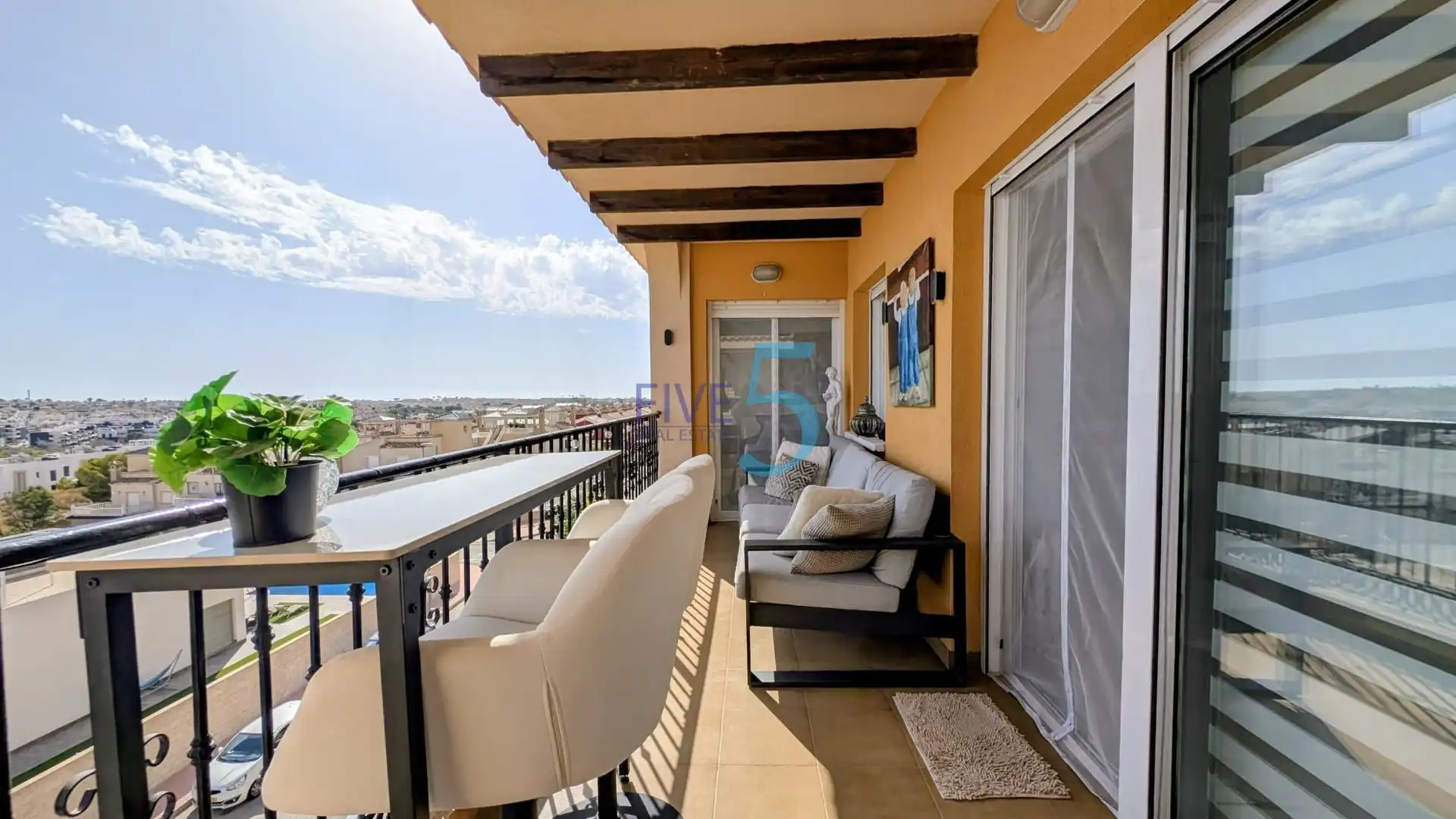 Balcony of Flat for sale in Orihuela  with Air Conditioner, Heating and Storage room