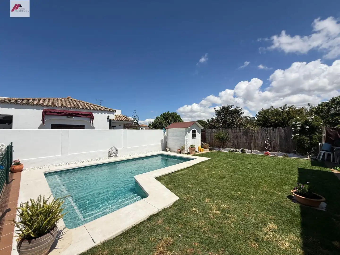 Piscina de Casa o xalet en venda en El Puerto de Santa María amb Jardí privat, Piscina i Jacuzzi