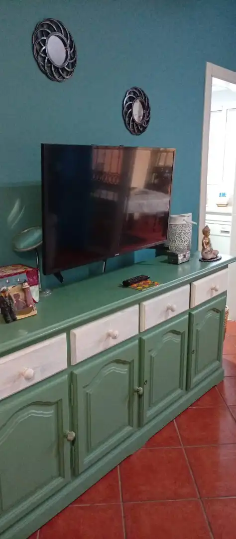 Sala d'estar de Casa adosada en venda en El Portil amb Aire condicionat i Balcó