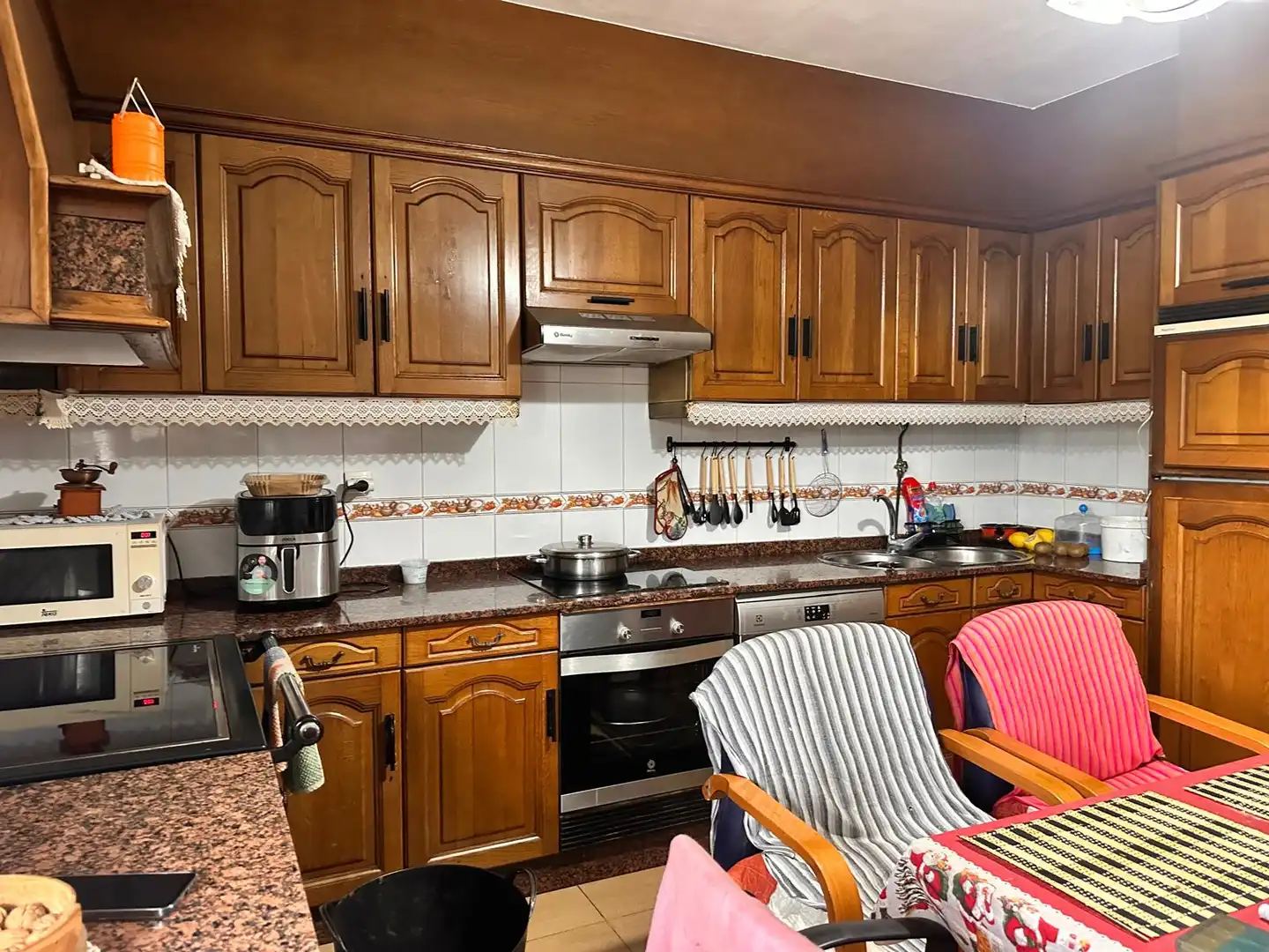 Cocina de Casa o chalet en venta en Boqueixón con Jardín privado, Amueblado y Balcón