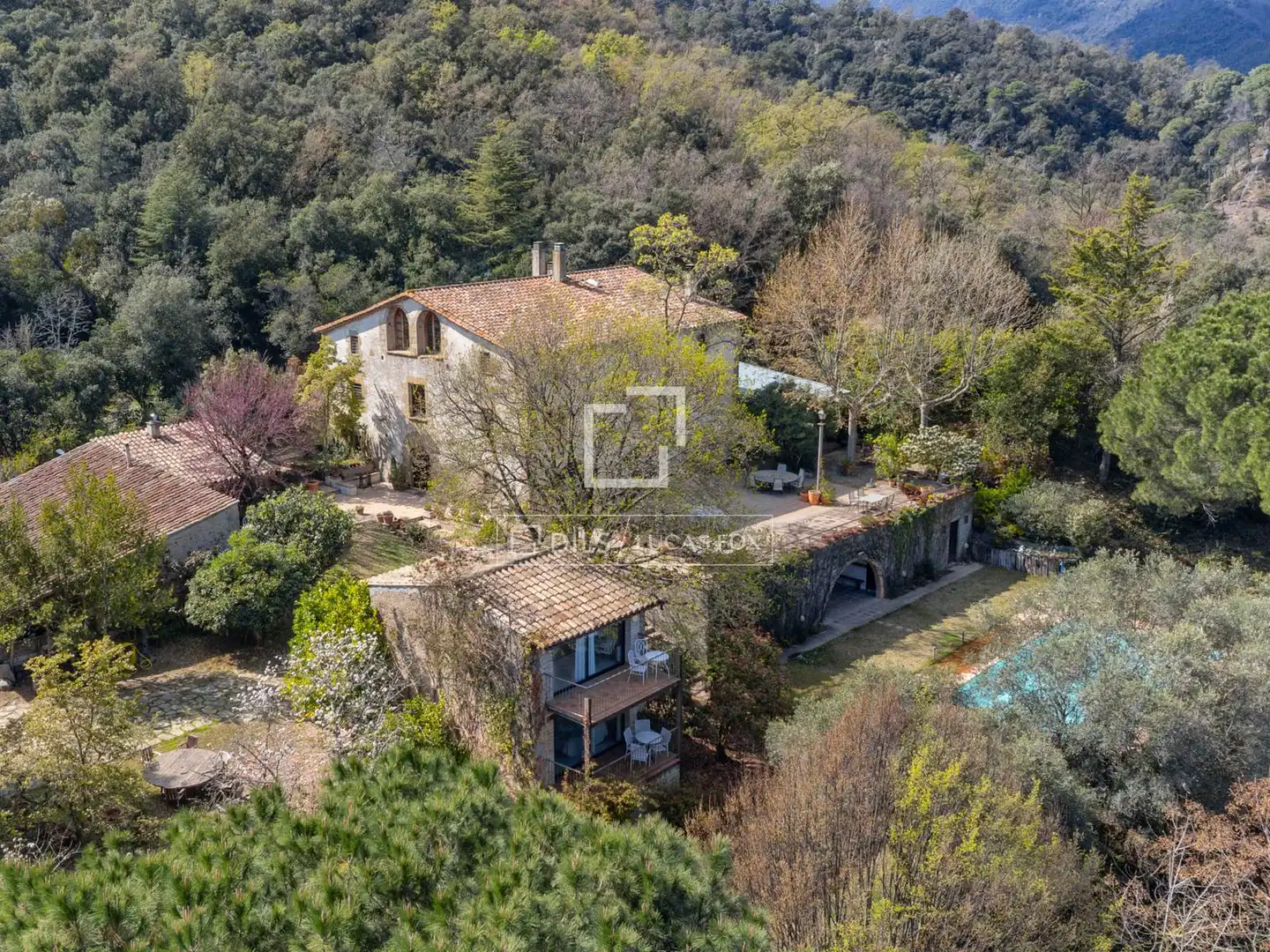 Garden of Country homes for sale in Anglès  with Air Conditioner, Private garden and Terrace