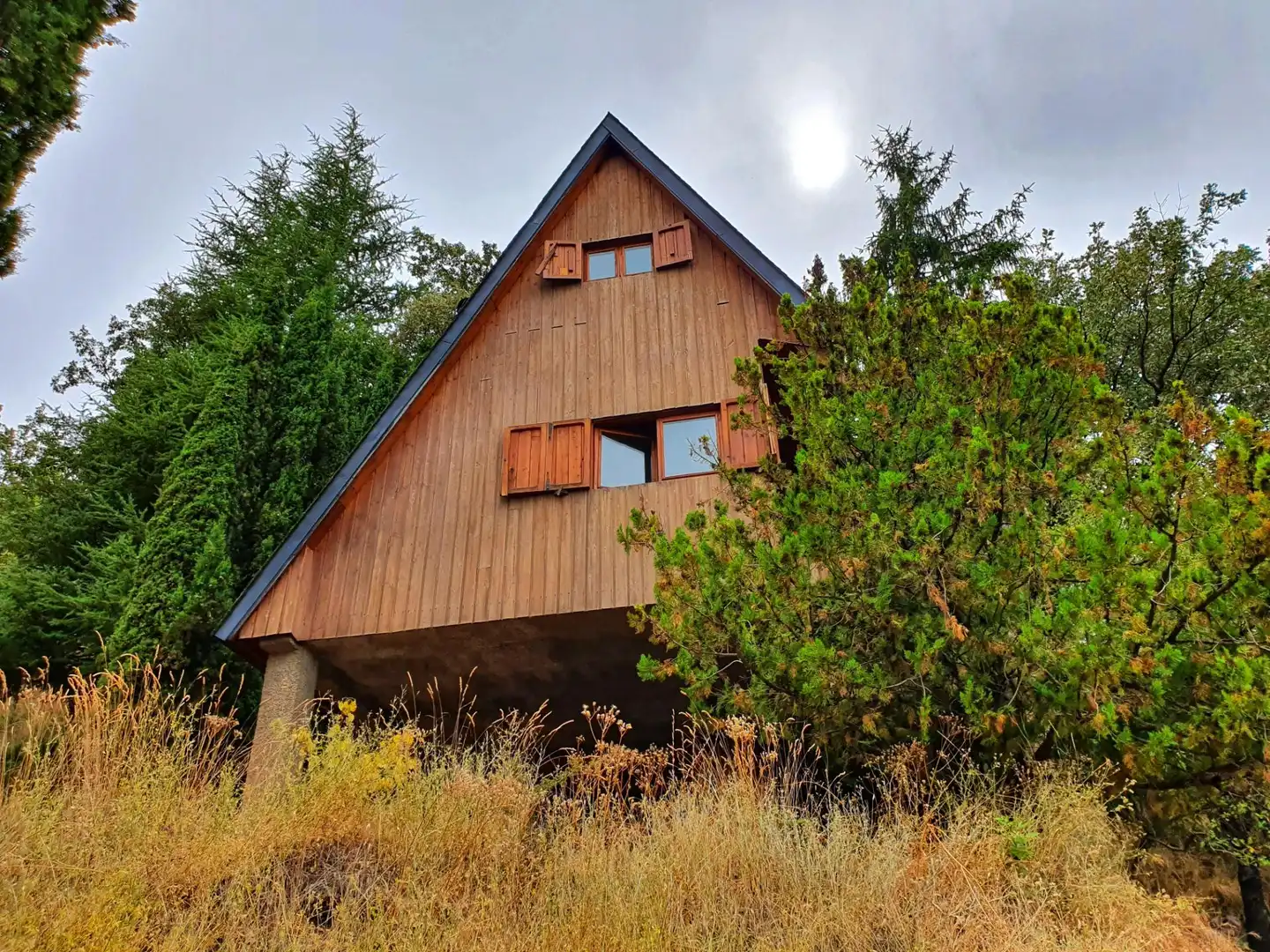Vista exterior de Casa o chalet en venta en Güéjar Sierra con Calefacción, Jardín privado y Terraza