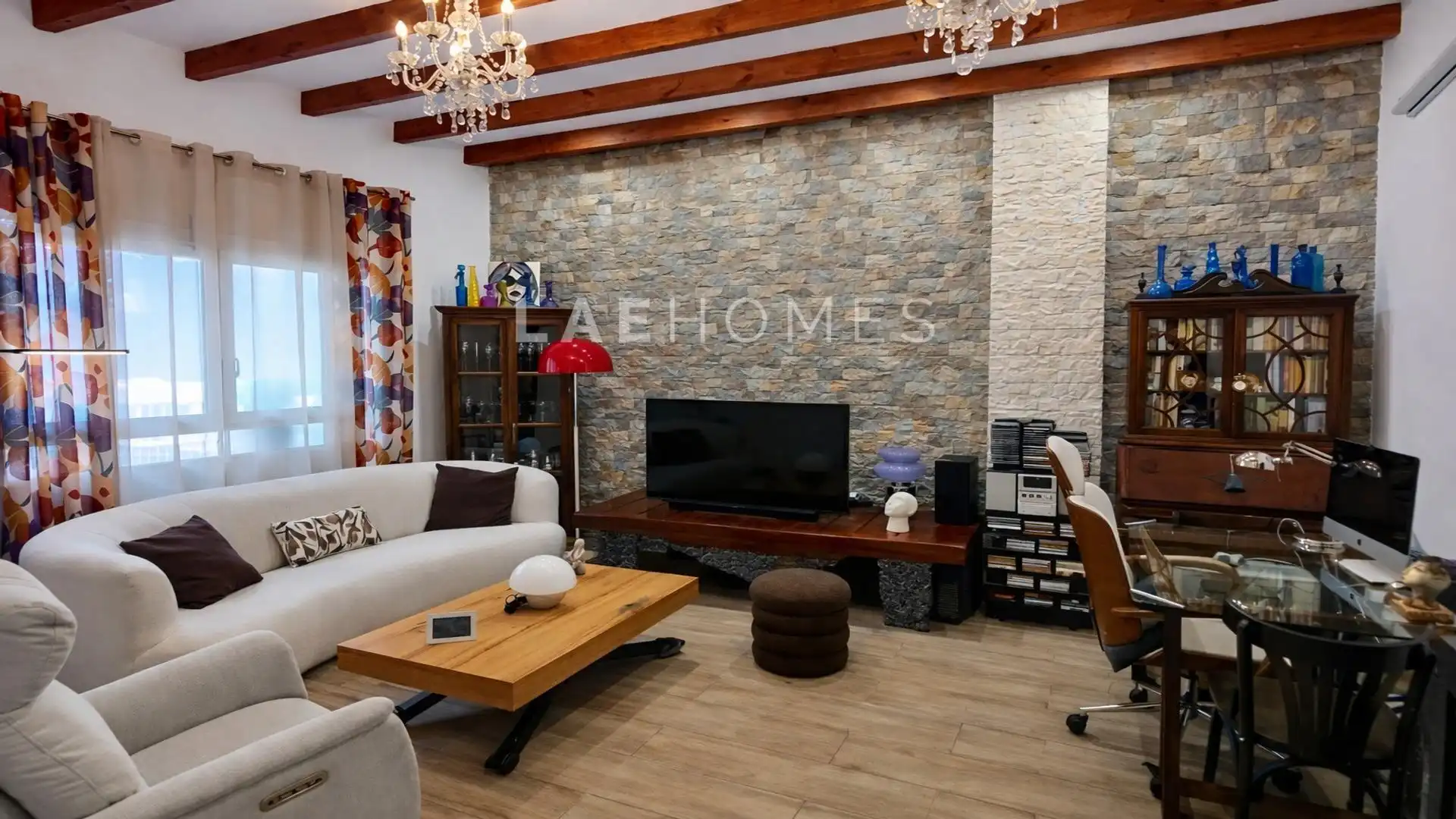 Sala de estar de Casa o chalet en venta en Alicante / Alacant con Aire acondicionado
