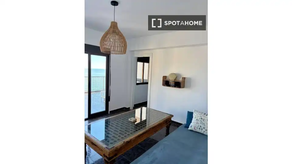 Exterior view of Flat for rent in Cullera  with Air Conditioner, Heating and Furnished