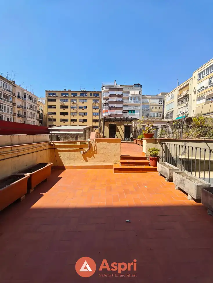 Terrace of Flat for rent in Barcelona  with Air Conditioner, Private garden and Terrace