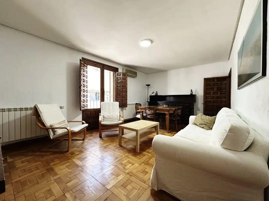 Wohnzimmer von Wohnung zur Miete in Toledo mit Klimaanlage, Heizung und Terrasse