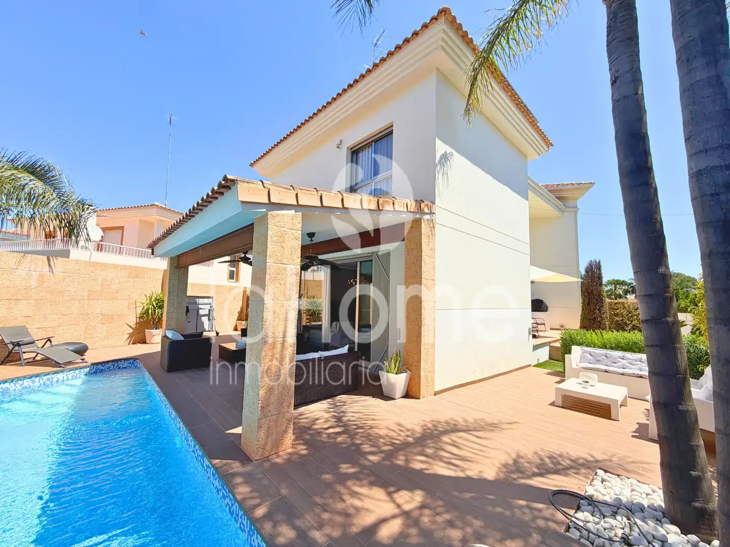 Terraza de Casa o chalet en venta en Paterna con Aire acondicionado, Calefacción y Jardín privado