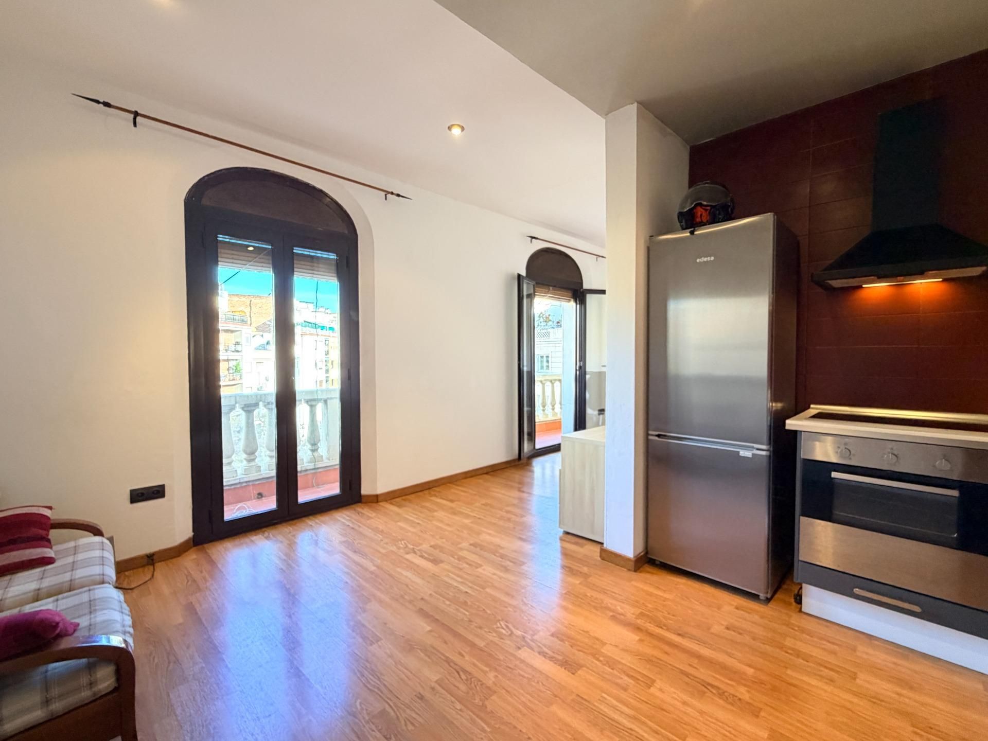 Vista exterior de Pis de lloguer en  Barcelona Capital amb Calefacció, Parquet i Terrassa