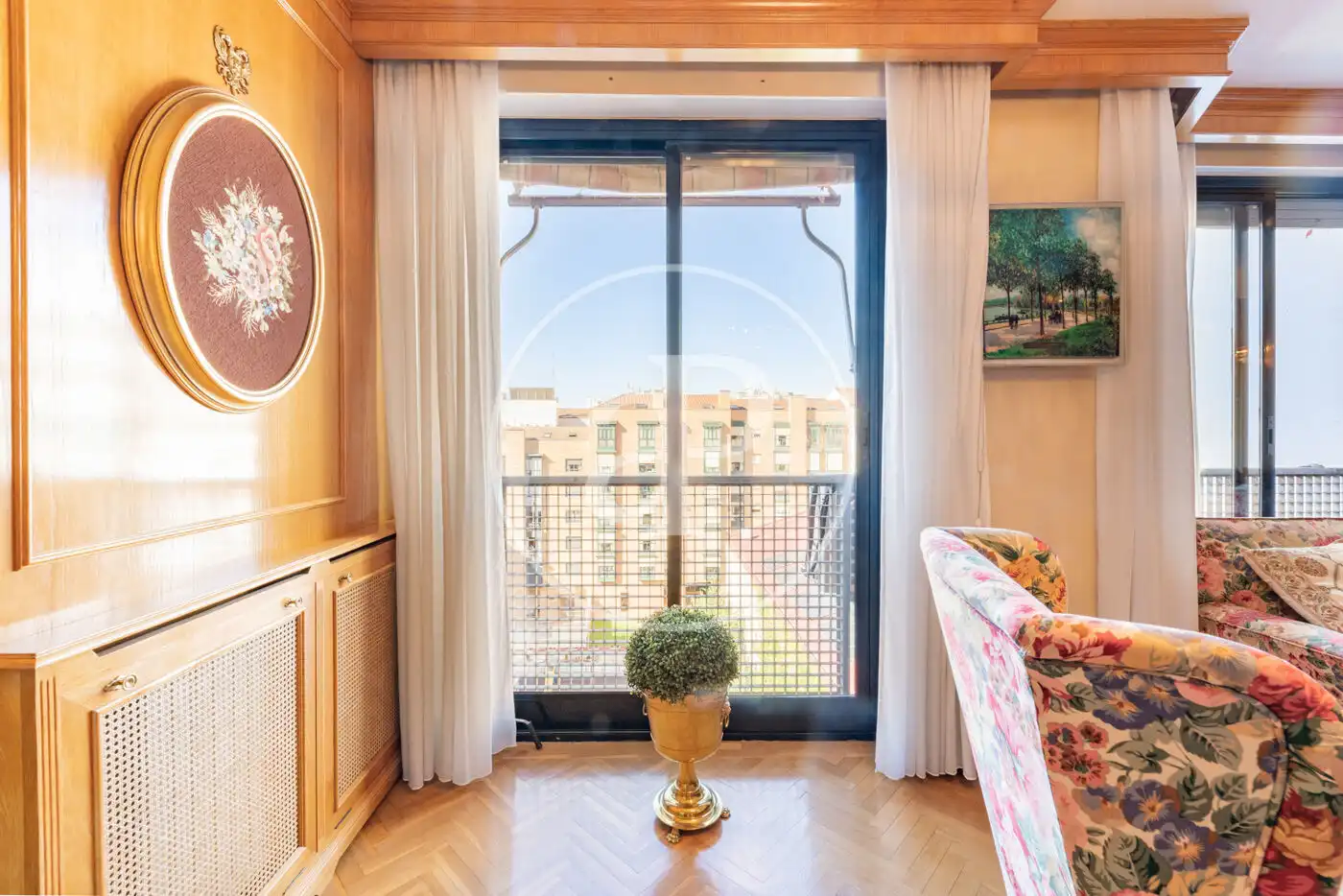 Balcony of Flat for sale in Madrid  with Air Conditioner and Heating