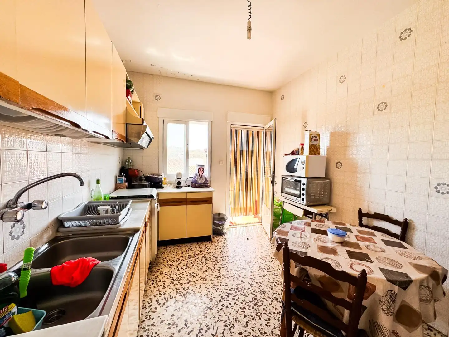 Kitchen of Flat for sale in Castilléjar  with Terrace, Furnished and Balcony