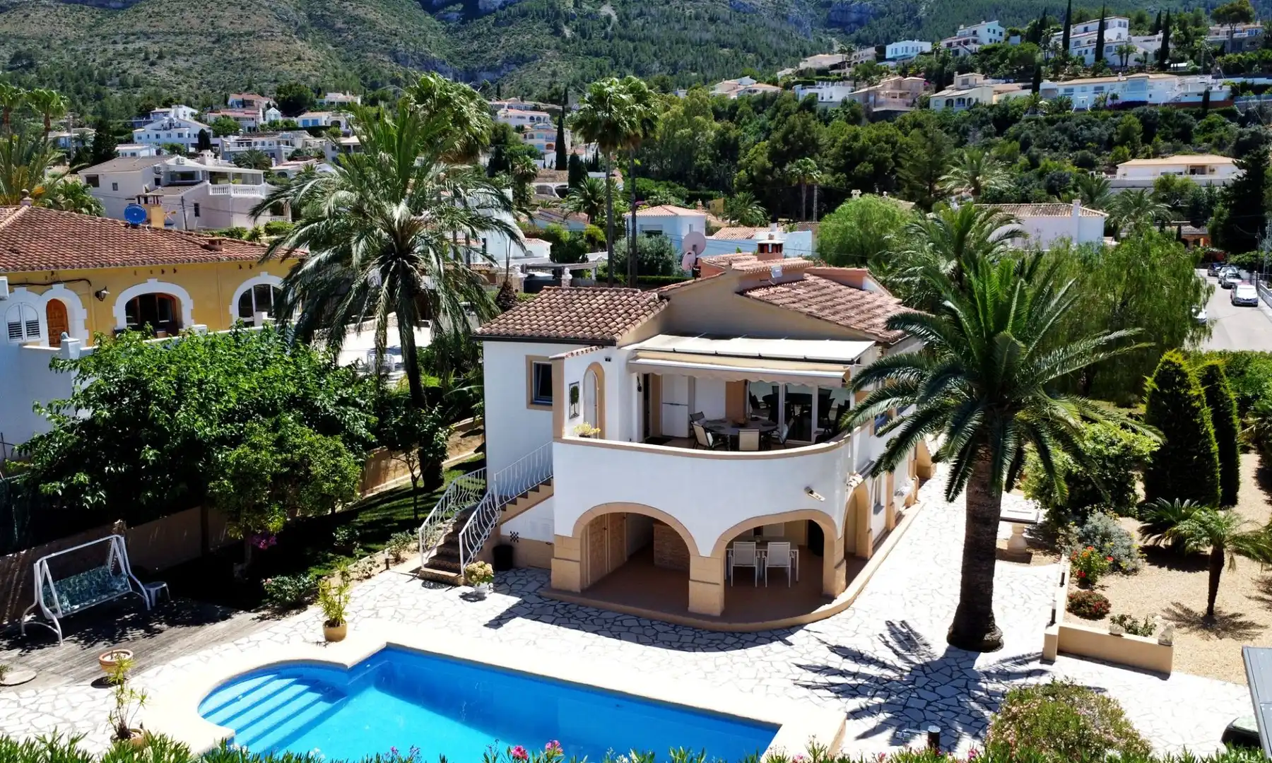 Vista exterior de Casa o chalet en venta en Dénia con Aire acondicionado, Calefacción y Jardín privado