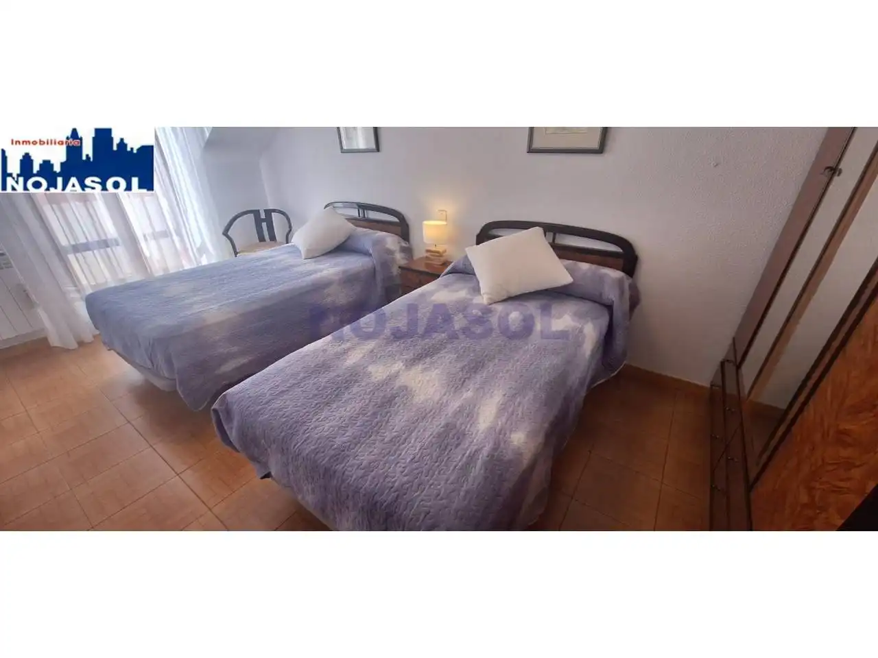 Bedroom of Flat for rent in Noja  with Heating, Terrace and Furnished