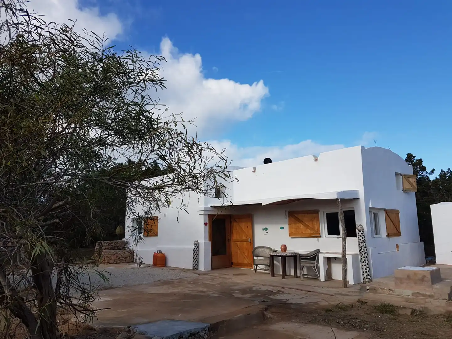 Exterior view of Country homes for rent in Formentera  with Air Conditioner, Private garden and Furnished